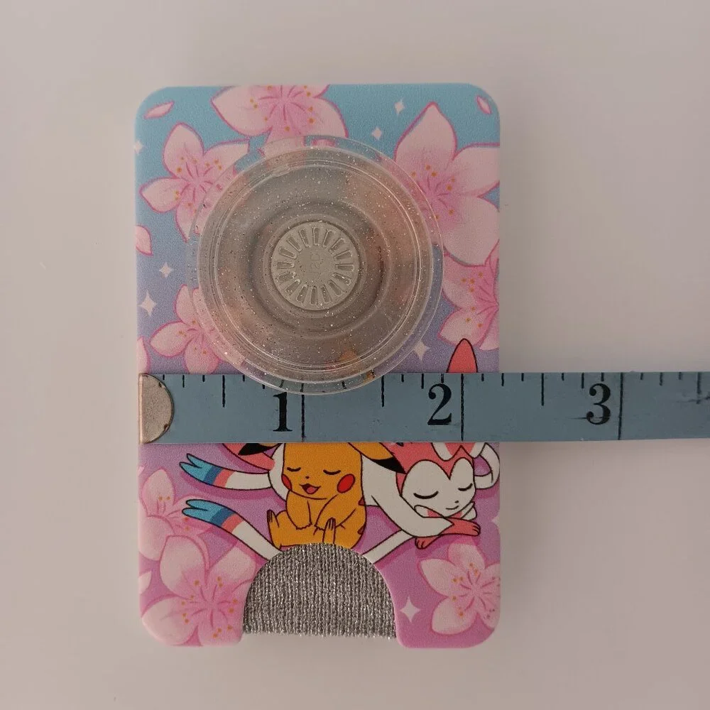 New PopSockets MagSafe Magnetic Phone Wallet Sakura Dreams Pokemon Pink Blue - Picture 5 of 6